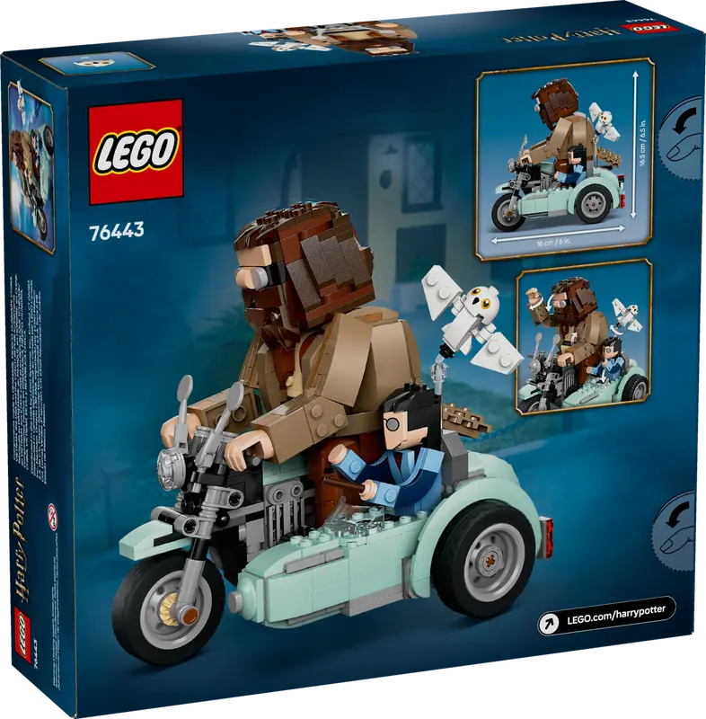 LEGO 76443 HARRY POTTER HAGRID AND HARRY MOTORCYCLE RIDE