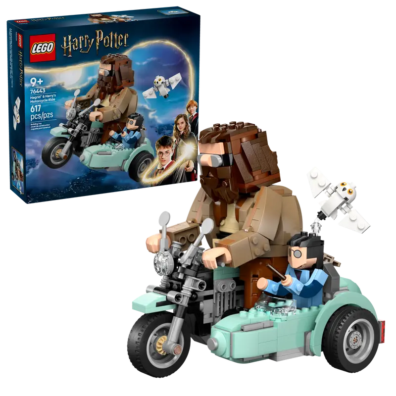 LEGO 76443 HARRY POTTER HAGRID AND HARRY MOTORCYCLE RIDE - Toyworld Frankston