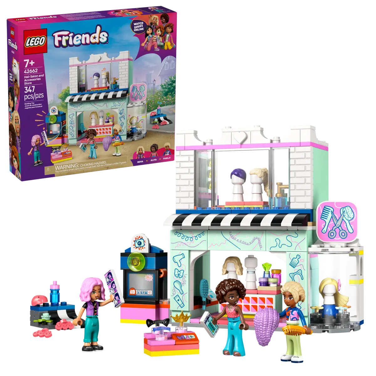 LEGO FRIENDS 42662 HAIR SALON AND ACCESSORIES STORE - Toyworld Frankston