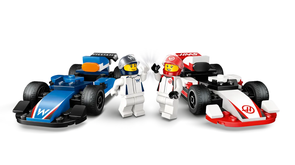 LEGO CITY 60464 F1 WILLIAMS RACING AND HAASF1 RACE CAR