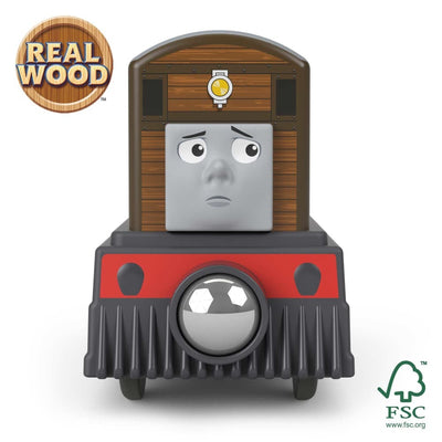 THOMAS AND FRIENDS WOODEN RAILWAY - TOBY ENGINE - Toyworld Frankston