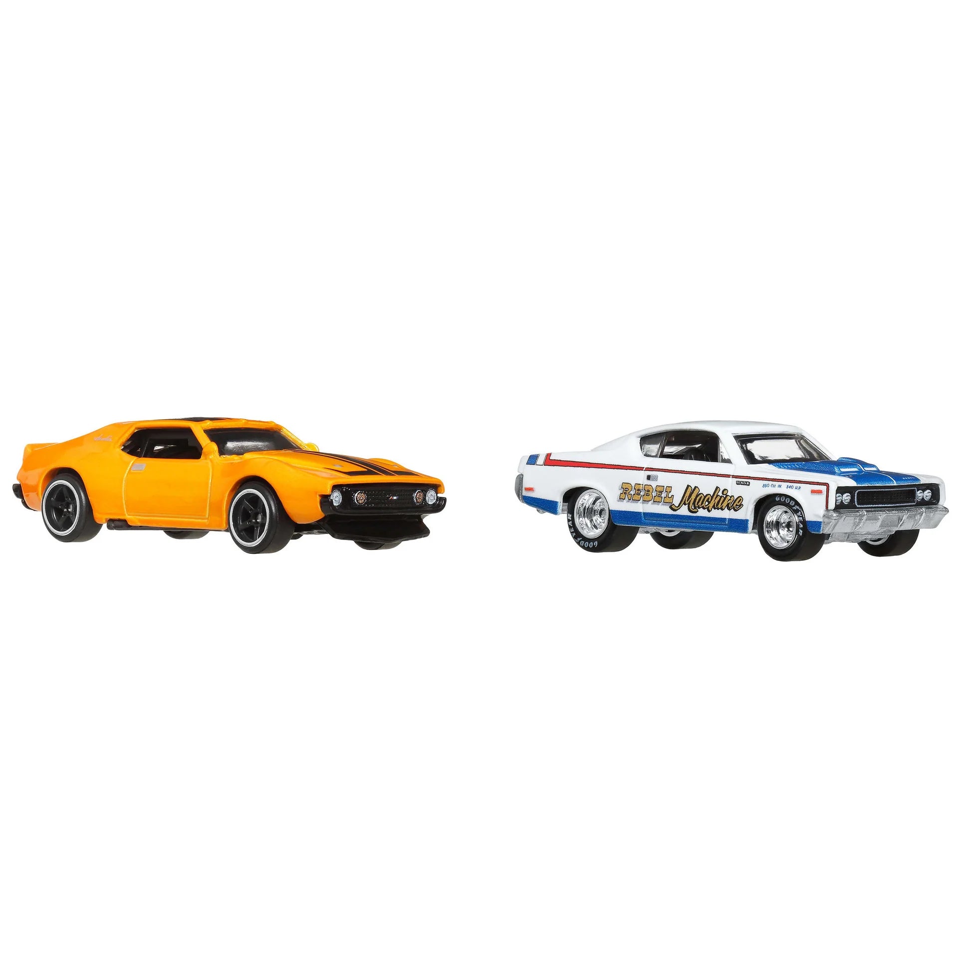 HOT WHEELS PREMIUM 2 PACK - 71 AMC JAVELIN / AMC REBEL MACHINE