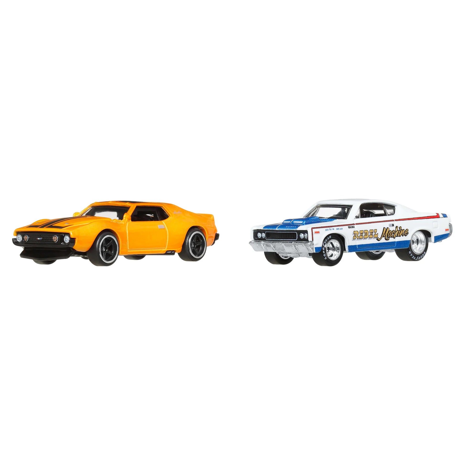 HOT WHEELS PREMIUM 2 PACK - 71 AMC JAVELIN / AMC REBEL MACHINE