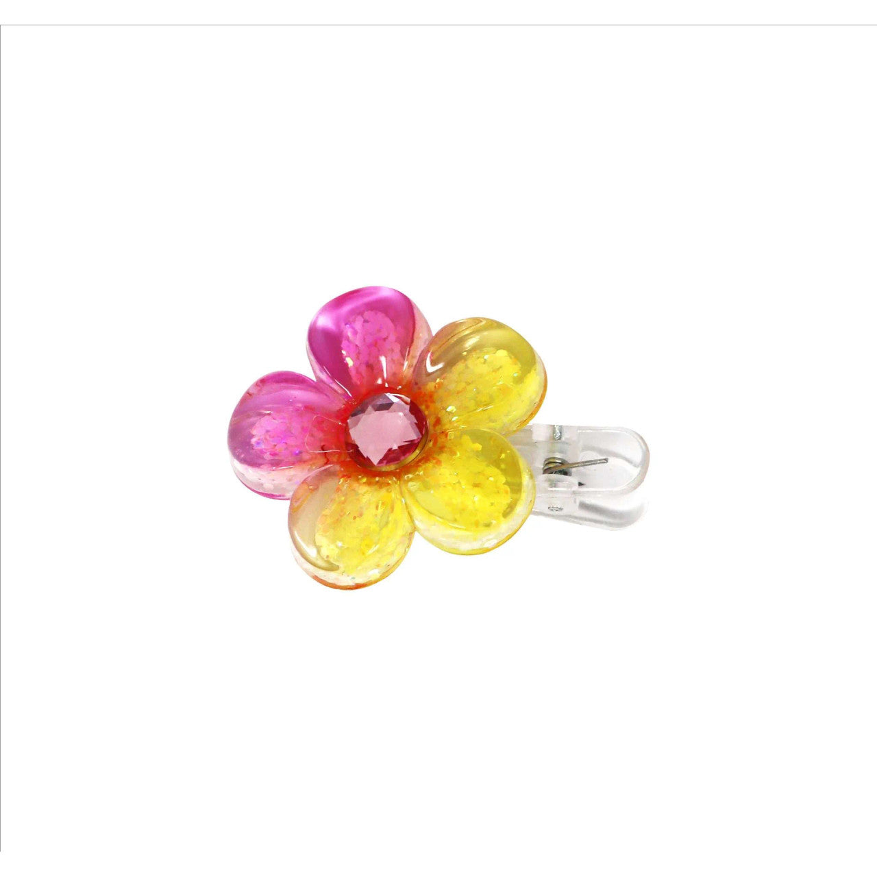 PINK POPPY DAISY SPARKLE HAIR CLIPS - Toyworld Frankston
