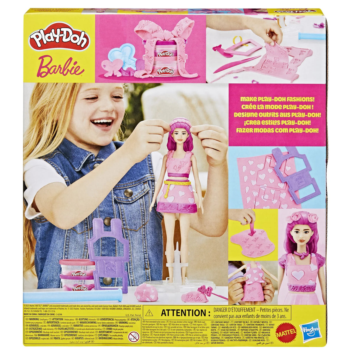 PLAY-DOH BARBIE - HEARTS AND HAIR - Toyworld Frankston