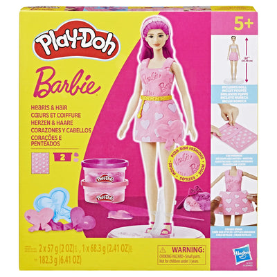 PLAY-DOH BARBIE - HEARTS AND HAIR - Toyworld Frankston