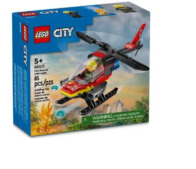LEGO 60411 FIRE RESCUE HELICOPTER - Toyworld Frankston