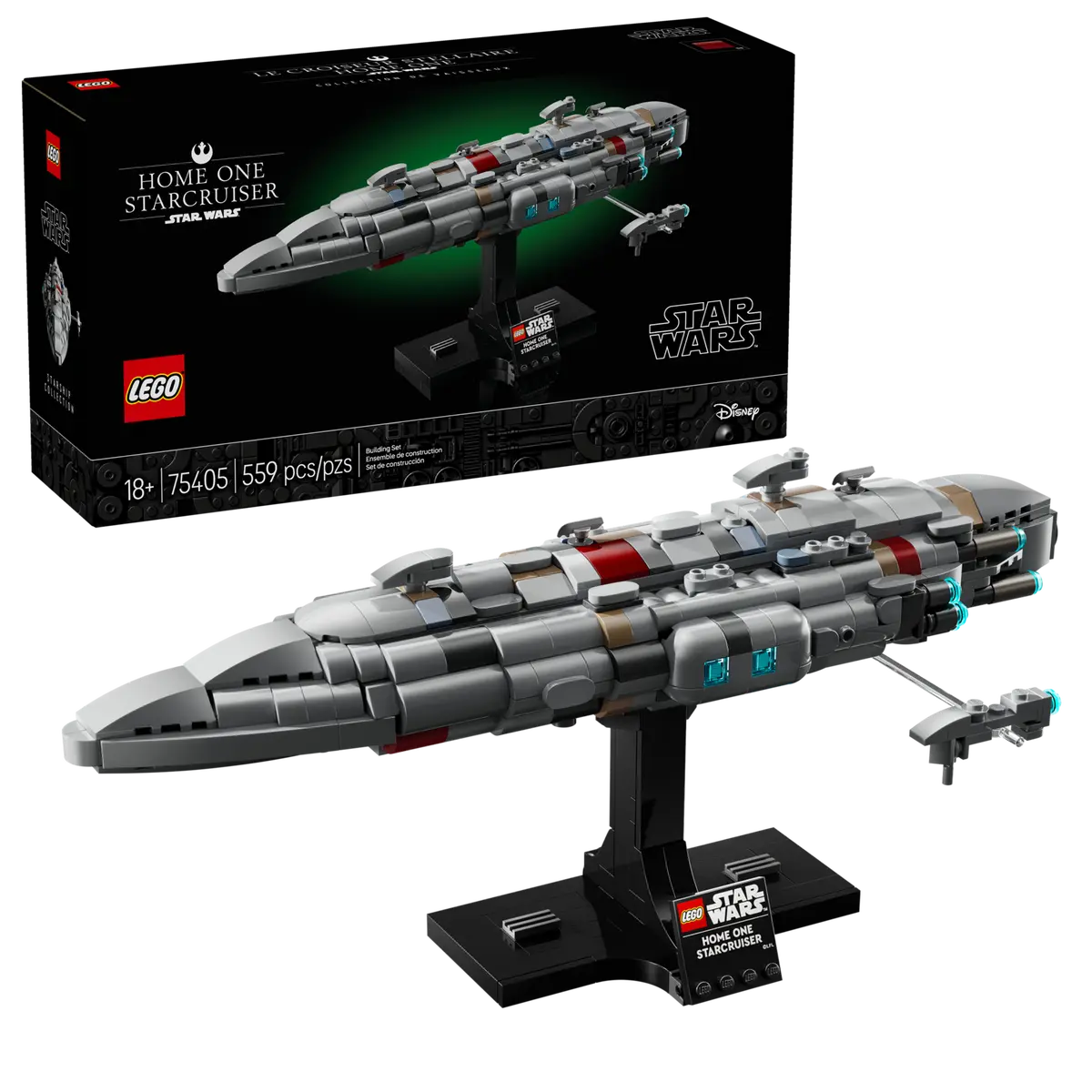 LEGO 75405 STAR WARS HOME ONE STARCRUISER - Toyworld Frankston