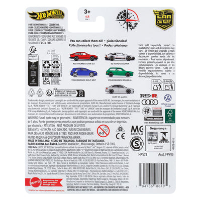 HOT WHEELS PREMIUM WORLD TOUR - VOLKSWAGEN GOLF MK7 - Toyworld Frankston