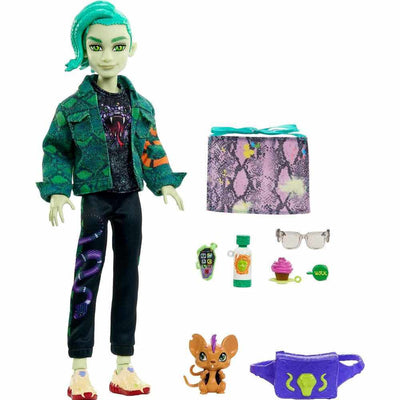 MONSTER HIGH DOLL DEUCE GORGON WITH PET AND ACCESSORIES - Toyworld Frankston