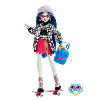 MONSTER HIGH DOLL GHOULIA YELPS WITH PET AND ACCESSORIES - Toyworld Frankston