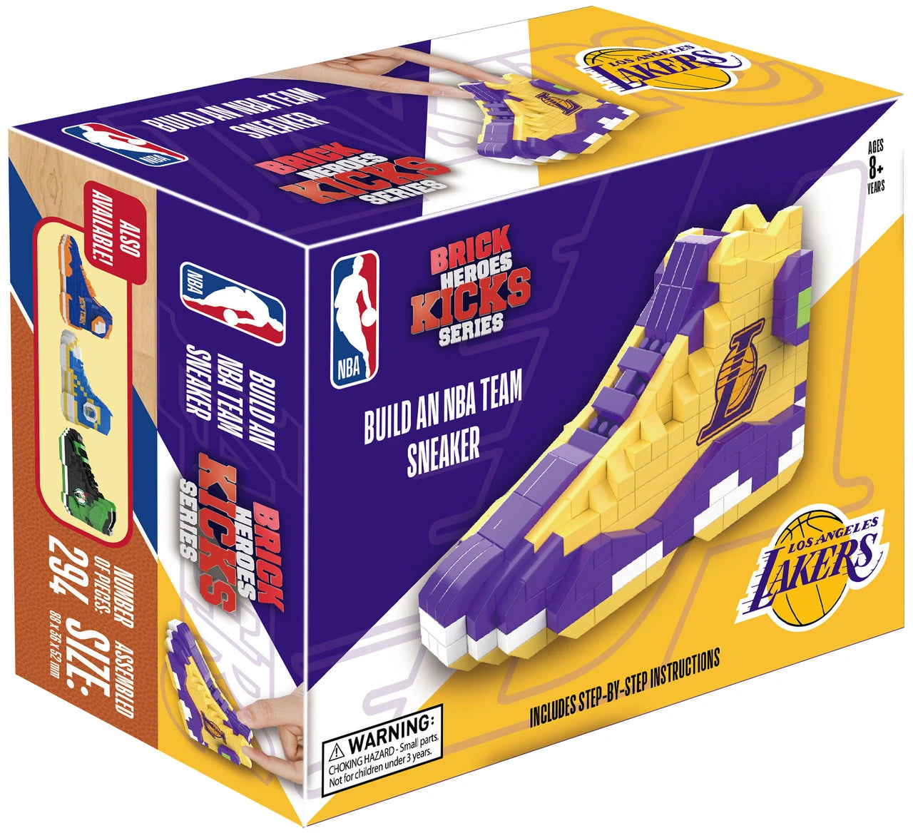 NBA BRICK HEROES KICKS SERIES SNEAKER ASSORTMENT - Toyworld Frankston