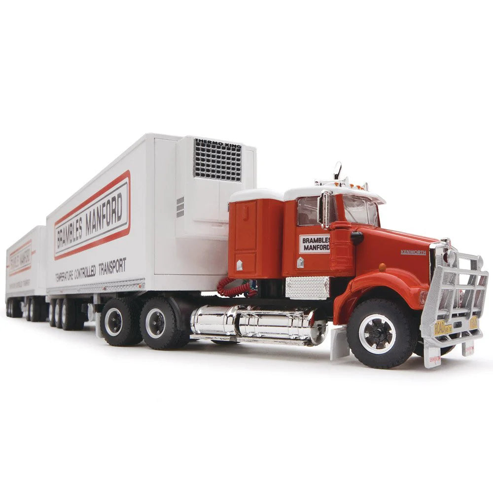 HIGHWAY REPLICAS 1:64 FREIGHT ROAD TRAIN - BRAMBLES MANFORD - Toyworld Frankston