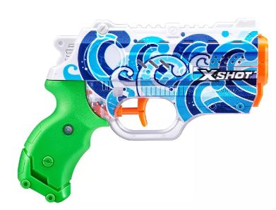 ZURU X SHOT-FAST FILL WATER GUN-NANO-BLUE SWIRL - Toyworld Frankston