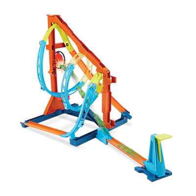 HOT WHEELS TRACK BUILDER UNLIMITED CORKSCREW TWIST KIT - Toyworld Frankston