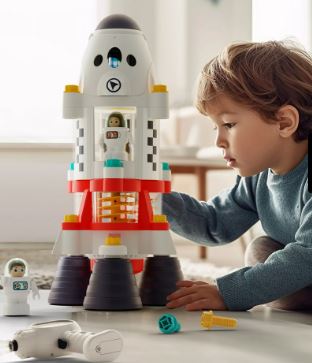 IPLAY ILEARN MUSICAL SPACE ADVENTURE ROCKET SET