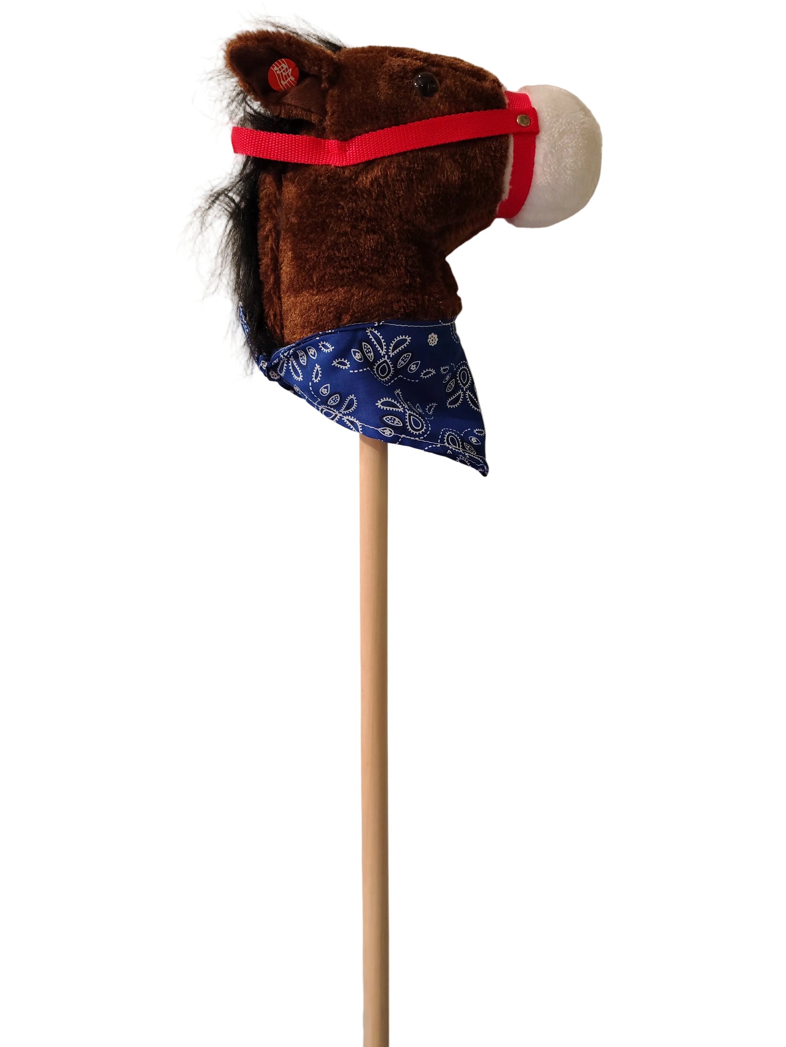 HOBBY HORSE - HORSE STICK WITH SOUND BLUE