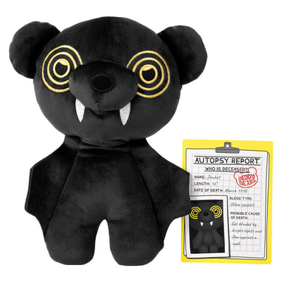DEDDY BEARS - ZOMBAT DEDDY BEAR IN BODY BAG - Toyworld Frankston