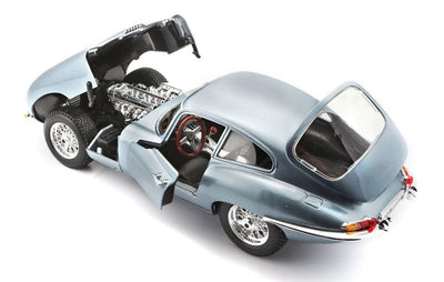 BURAGO JAGUAR E-TYPE COUPE 1:18  DIECAST SCALE - Toyworld Frankston