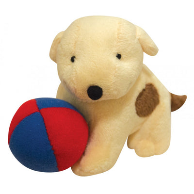 JASNOR - SPOT THE DOG - TEDDY OR BALL 10CM SOFT PLUSH