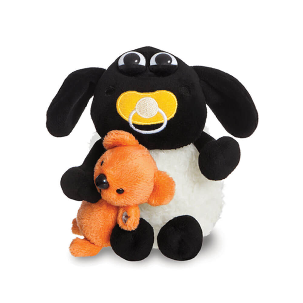 SHAUN THE SHEEP - SOFT PLUSH - TIMMY THE BABY WITH BEAR - Toyworld Frankston
