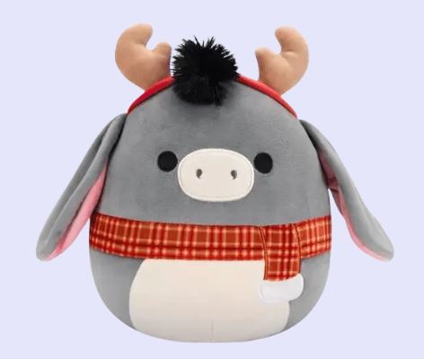 SQUISHMALLOWS - 2024 HOLIDAY ASSORTMENT 7.5 INCH - JASON THE DONKEY