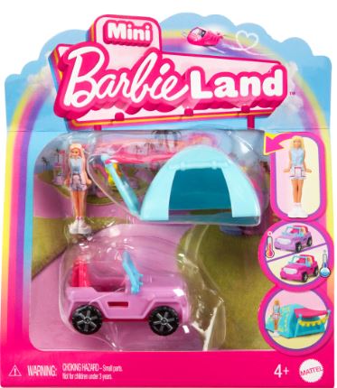 MINI BARBIE LAND - BARBIE COLOUR CHANGE JEEP - Toyworld Frankston