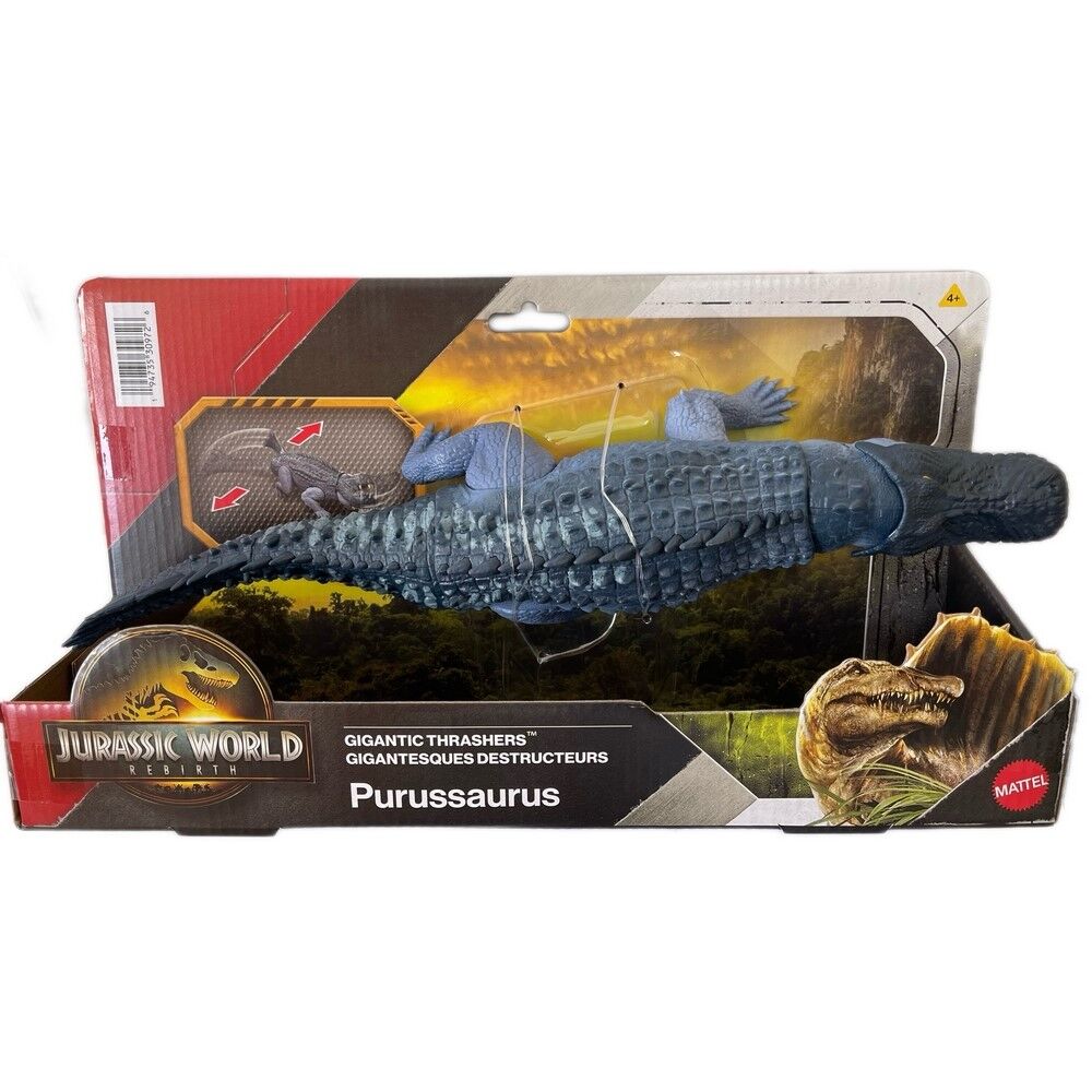 JURASSIC WORLD REBIRTH GIGANTIC THRASHERS - PURUSSAURUS