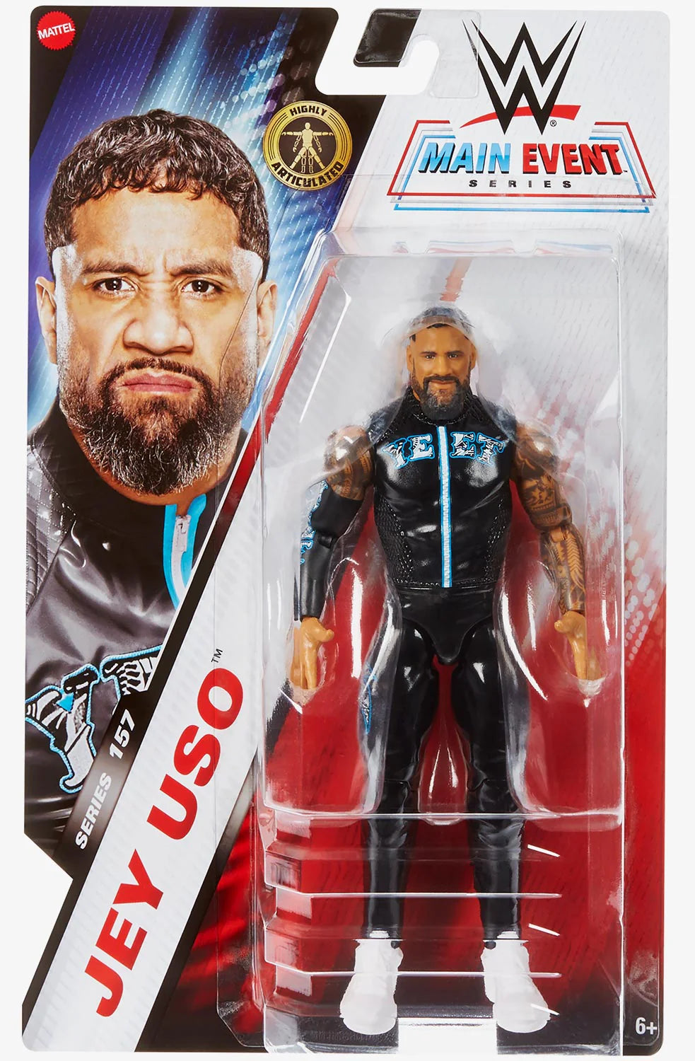 WWE BASIC FIGURE SERIES #157 JEY USO - Toyworld Frankston