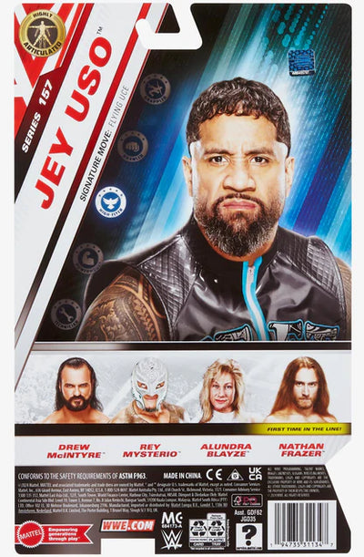 WWE BASIC FIGURE SERIES #157 JEY USO - Toyworld Frankston