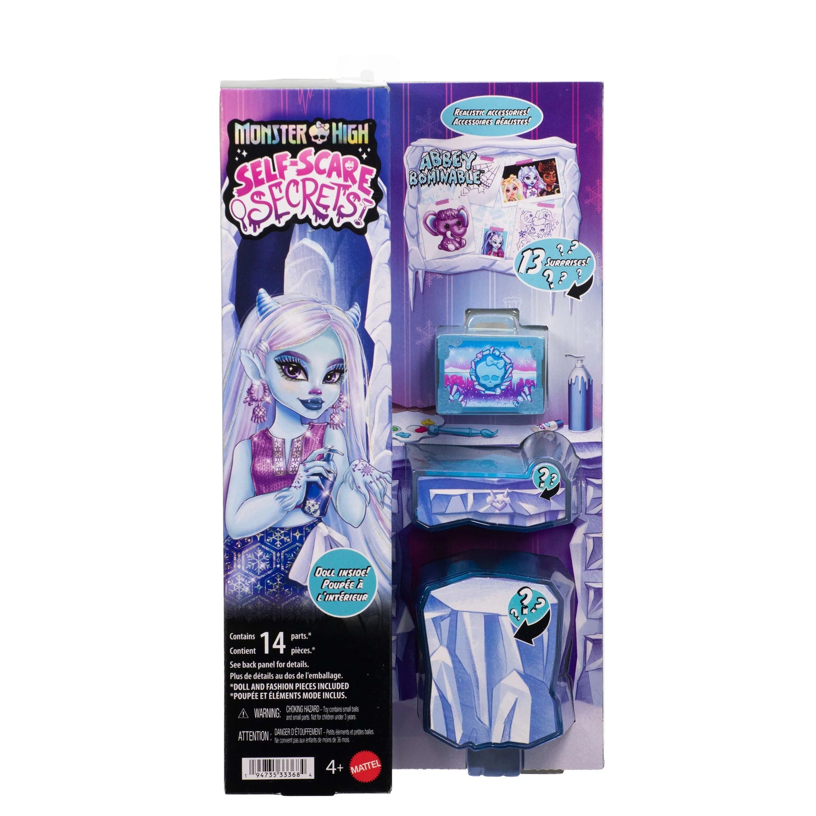 MONSTER HIGH SELF-SCARE SECRETST - ABBY BOMINABLE - Toyworld Frankston