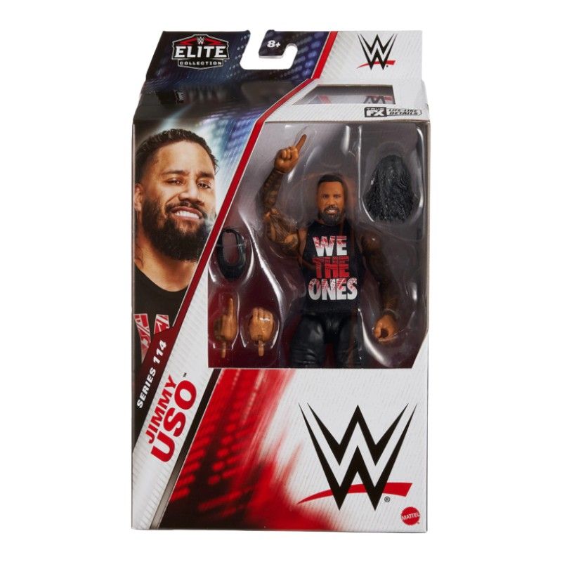 WWE ELITE COLLECTION SERIES 114 FIGURE - JIMMY USO - Toyworld Frankston
