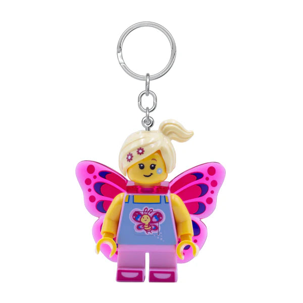 LEGO BUTTERFLY GIRL KEYRING LIGHT