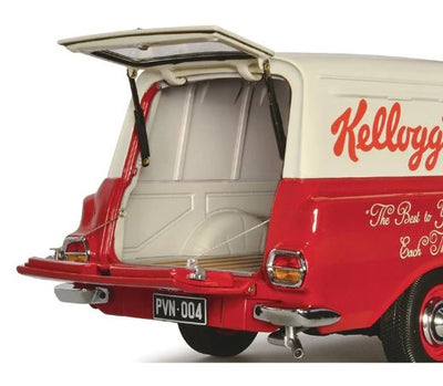 CLASSIC CARLECTABLES 1:18 HOLDEN EH PANEL VAN KELLOGS - Toyworld Frankston