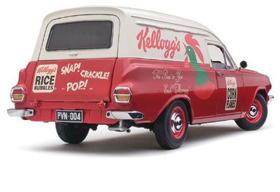 CLASSIC CARLECTABLES 1:18 HOLDEN EH PANEL VAN KELLOGS - Toyworld Frankston