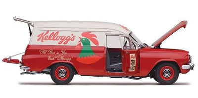 CLASSIC CARLECTABLES 1:18 HOLDEN EH PANEL VAN KELLOGS - Toyworld Frankston