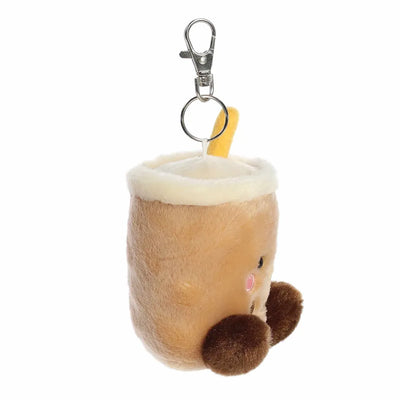 PALM PALS - MILKY TEA BOBA CLIP ON KEY CHAIN