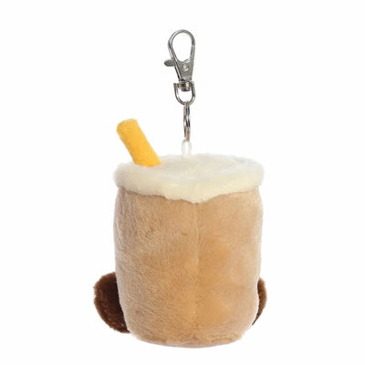 PALM PALS - MILKY TEA BOBA CLIP ON KEY CHAIN