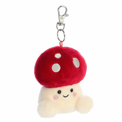 PALM PALS - AMANITA MUSHROOM CLIP ON KEY CHAIN