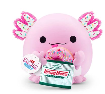ZURU SNACKLES - KRISPY KREME ABBIE AXOLOTL 8INCH - Toyworld Frankston