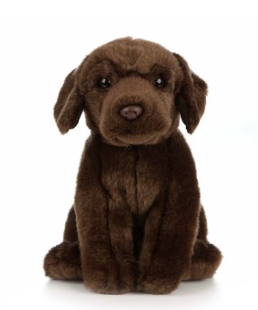 LIVING NATURE - CHOCOLATE LAB LARGE PLUSH