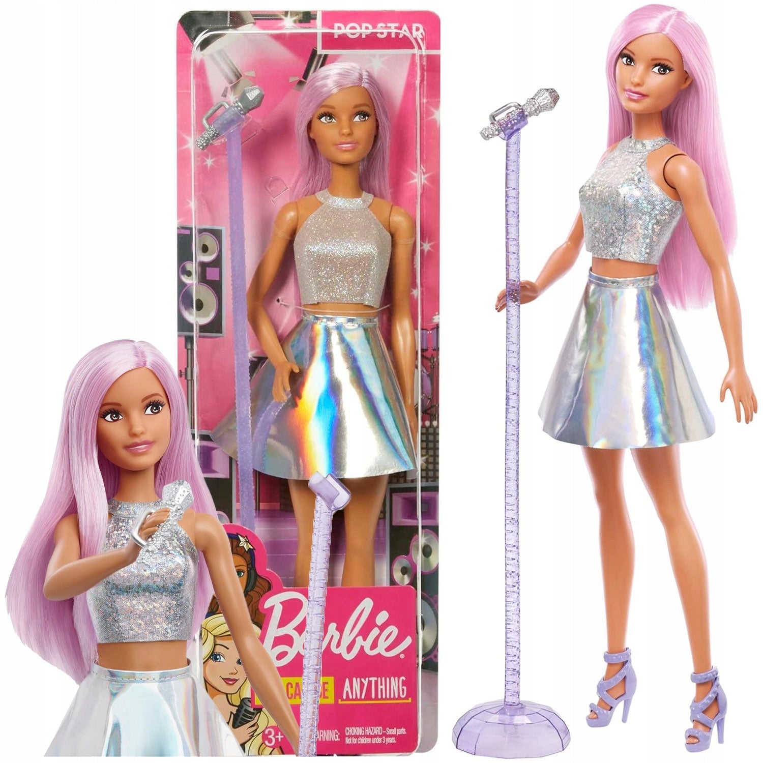 BARBIE YOU CAN BE ANYTHING - POPSTAR DOLL - Toyworld Frankston