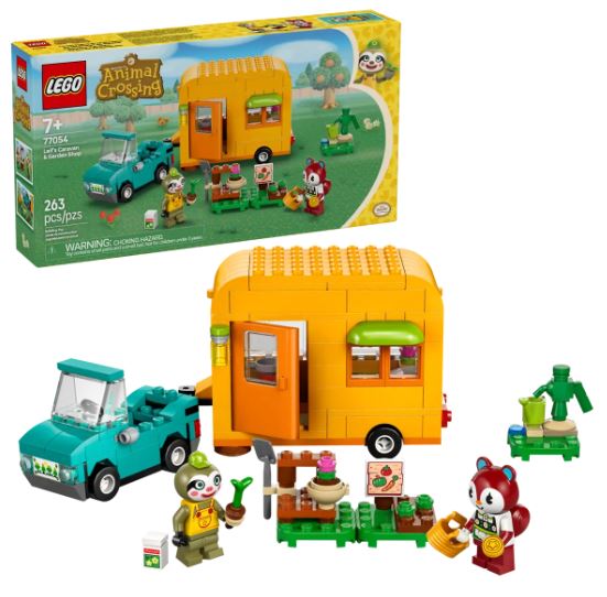 LEGO ANIMAL CROSSING 77054 LEIF'S CARAVAN AND GARDEN SHOP - Toyworld Frankston