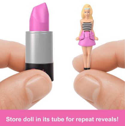 MINI BARBIE LAND - BARBIE LIPSTICK REVEAL ASSORTED COLOURS