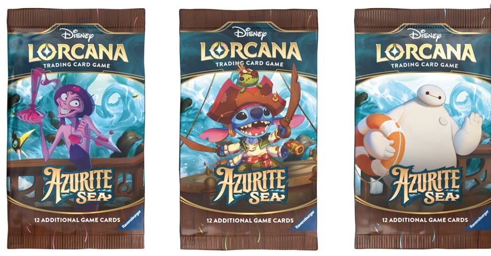 DISNEY LORCANA TCG AZURITE SEA BOOSTER PACK