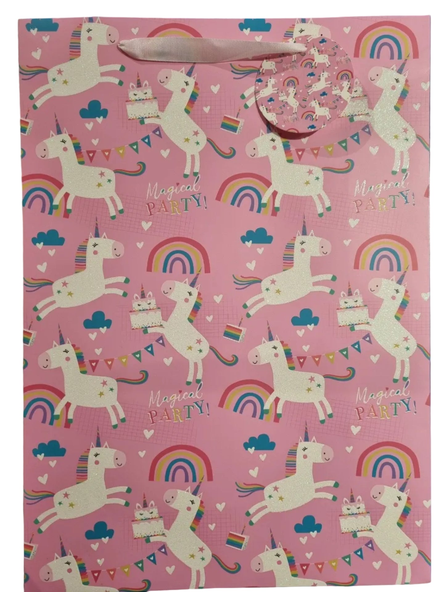 GIFT BAG LARGE - UNICORNS 38471 - MAGICAL PARTY