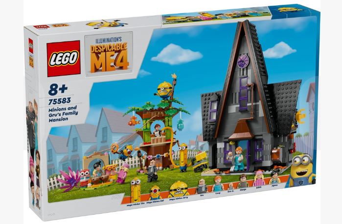 LEGO 75583  DESPICABLE ME MINIONS AND GRU'S FAMILY MANSION