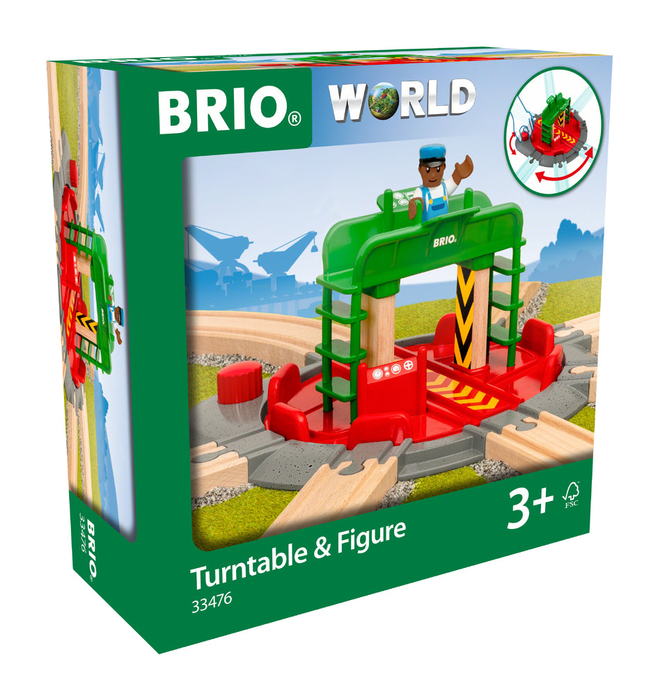 BRIO TURNTABLE AND FIGURE - Toyworld Frankston