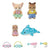 SYLVANIAN FAMILIES NURSERY FRIENDS POOL FUN TRIO