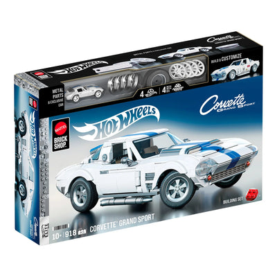 MATTEL BRICK SHOP HOT WHEELS - CORVETTE GRAND SPORT - Toyworld Frankston